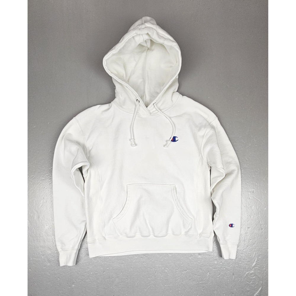 Vintage Champion Reverse Weave Hoodie Mens‎ Small Blank Sweatshirt